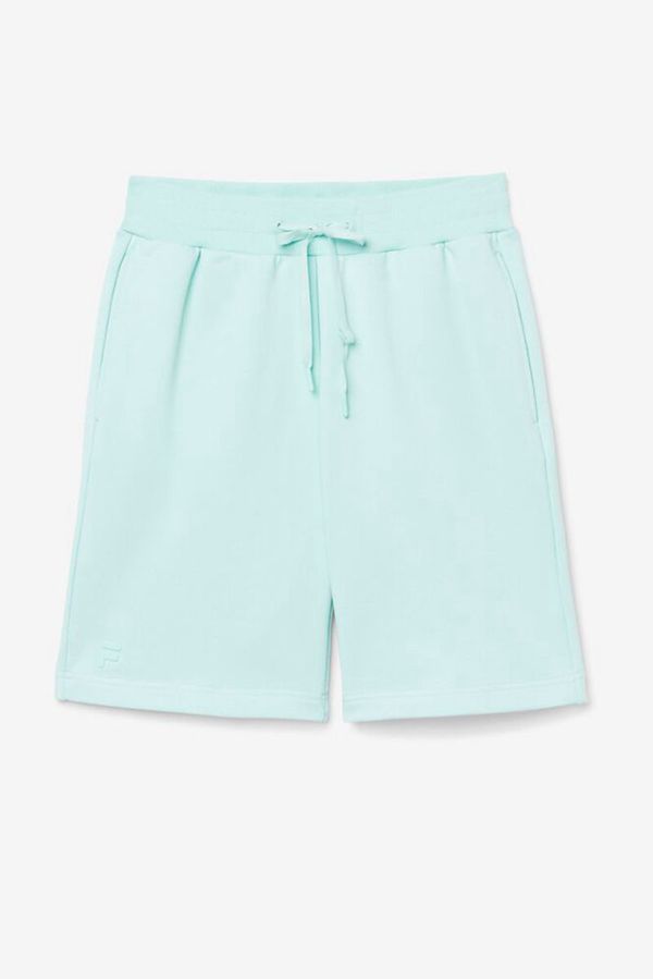 Fila Taylor French Terry Drawstring Women's Shorts - Blue,NZ 453-9461